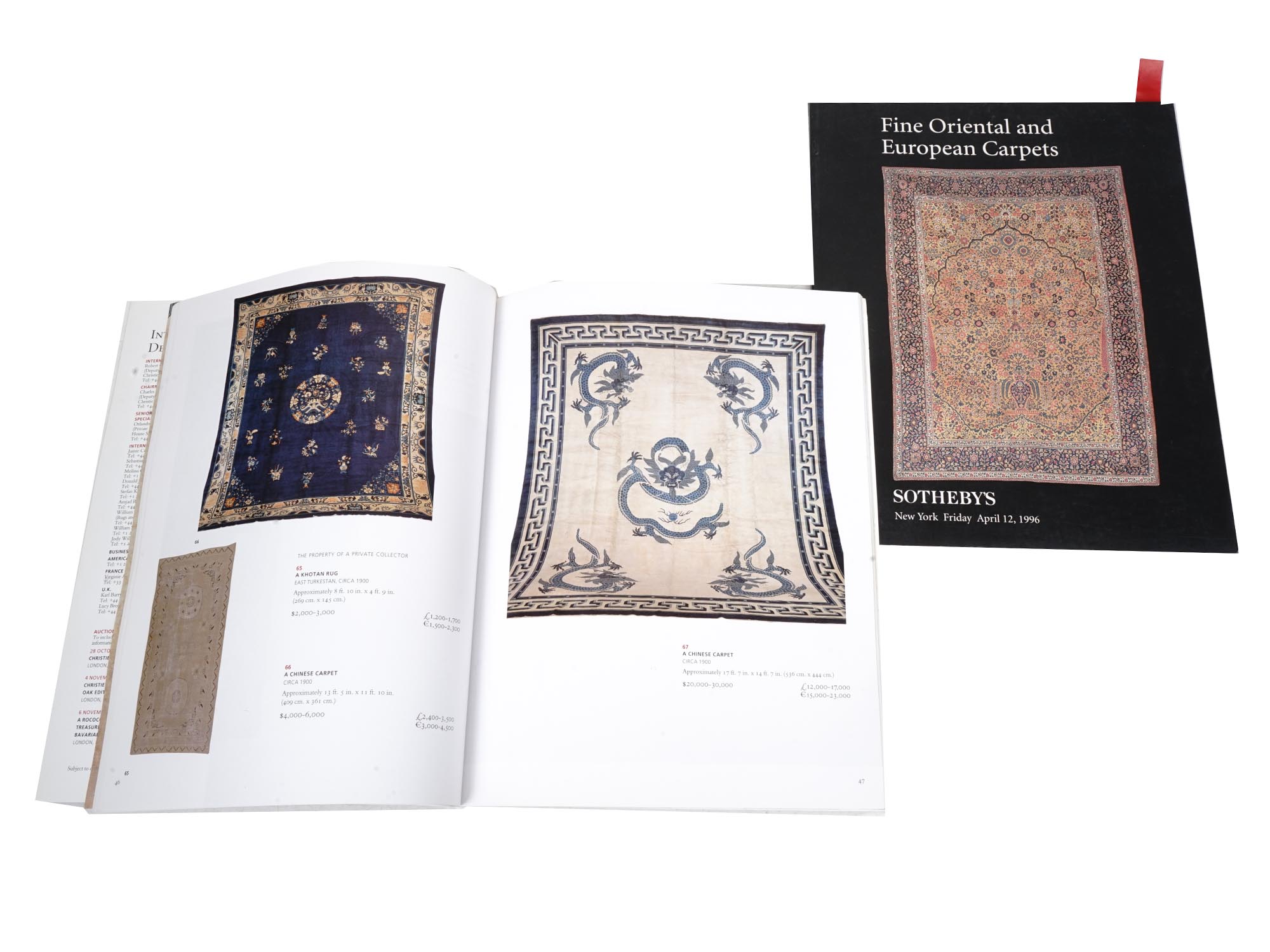 VINTAGE CHRISTIES SOTHEBYS RUG CATALOG COLLECTION PIC-6